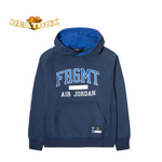 Jordan x Fragment Pullover Hoodie Navy/Sport Royal/White