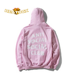 Anti Social Social Club "Know You Better" Hoodie Pink