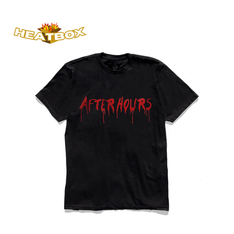 The Weeknd x Vlone "After Hours Blood Drip" Tee Black