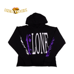 Vlone x Palm Angels Hoodie Black/Purple